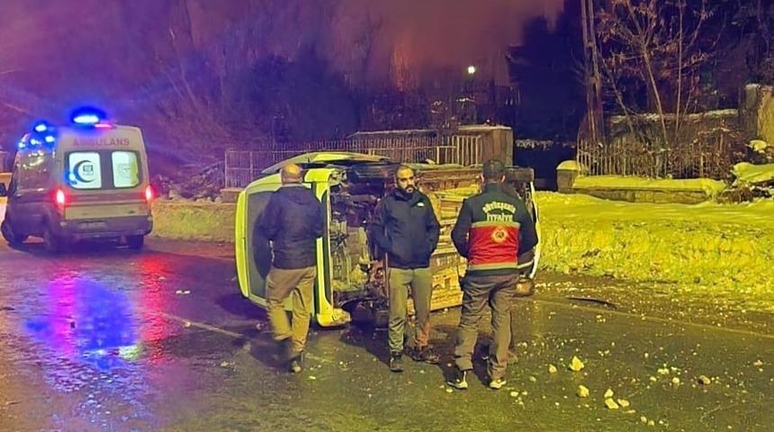 Van&rsquo;da trafik kazası: 1 yaralı