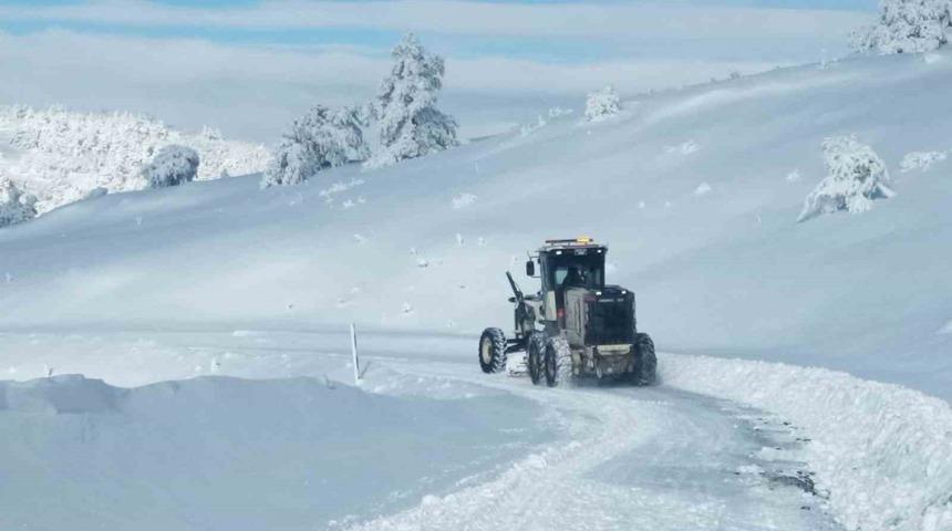 Amasya&rsquo;da 58 k&ouml;y yolu ulaşıma kapalı