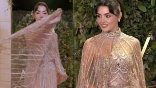 Hande Erçel, Joy Awards'da göz kamaştırdı: Cesur tarzından ödün vermedi