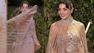 Son dakika: Hande Er&ccedil;el, Joy Awards'da g&ouml;z kamaştırdı: Cesur tarzından &ouml;d&uuml;n vermedi