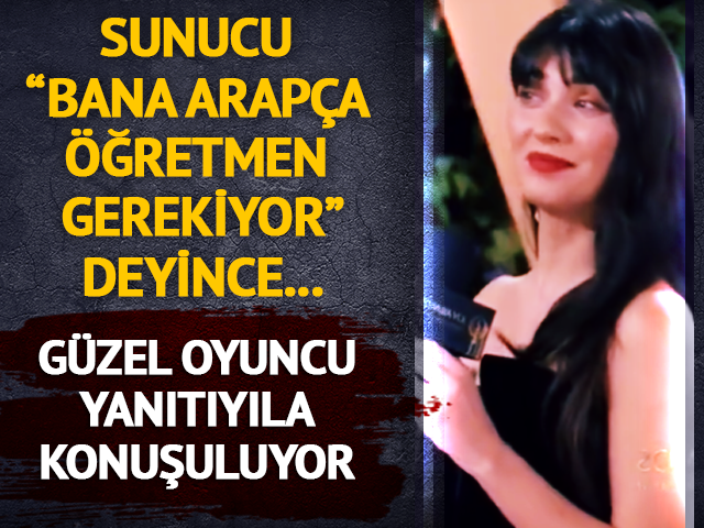 Tuba B&uuml;y&uuml;k&uuml;st&uuml;n'&uuml;n yanıtı konuşuluyor: "Sana T&uuml;rk&ccedil;e &ouml;ğretsem nasıl olur?"