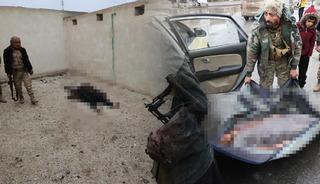 Suriye'de korkun&ccedil; g&ouml;r&uuml;nt&uuml;ler! Ter&ouml;ristler, &ccedil;ekilirken esirleri infaz etti