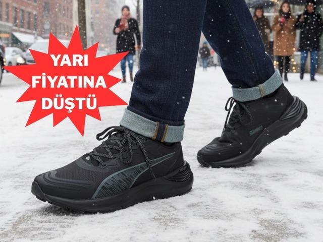 Kış şıklığının en rahat hali: Puma ayakkabıda b&uuml;y&uuml;k fırsat