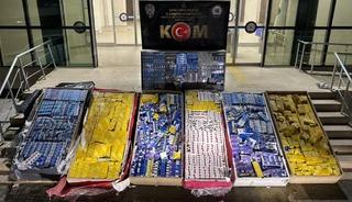 Şanlıurfa&rsquo;da 40 bin paket ka&ccedil;ak sigara ele ge&ccedil;irildi