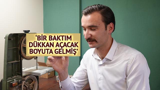 Hobi olarak alıp satıyordu! Üretime başladı, atölye bile kurdu