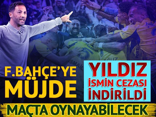 UEFA'dan Fenerbah&ccedil;e'li yıldıza m&uuml;jdeli haber!