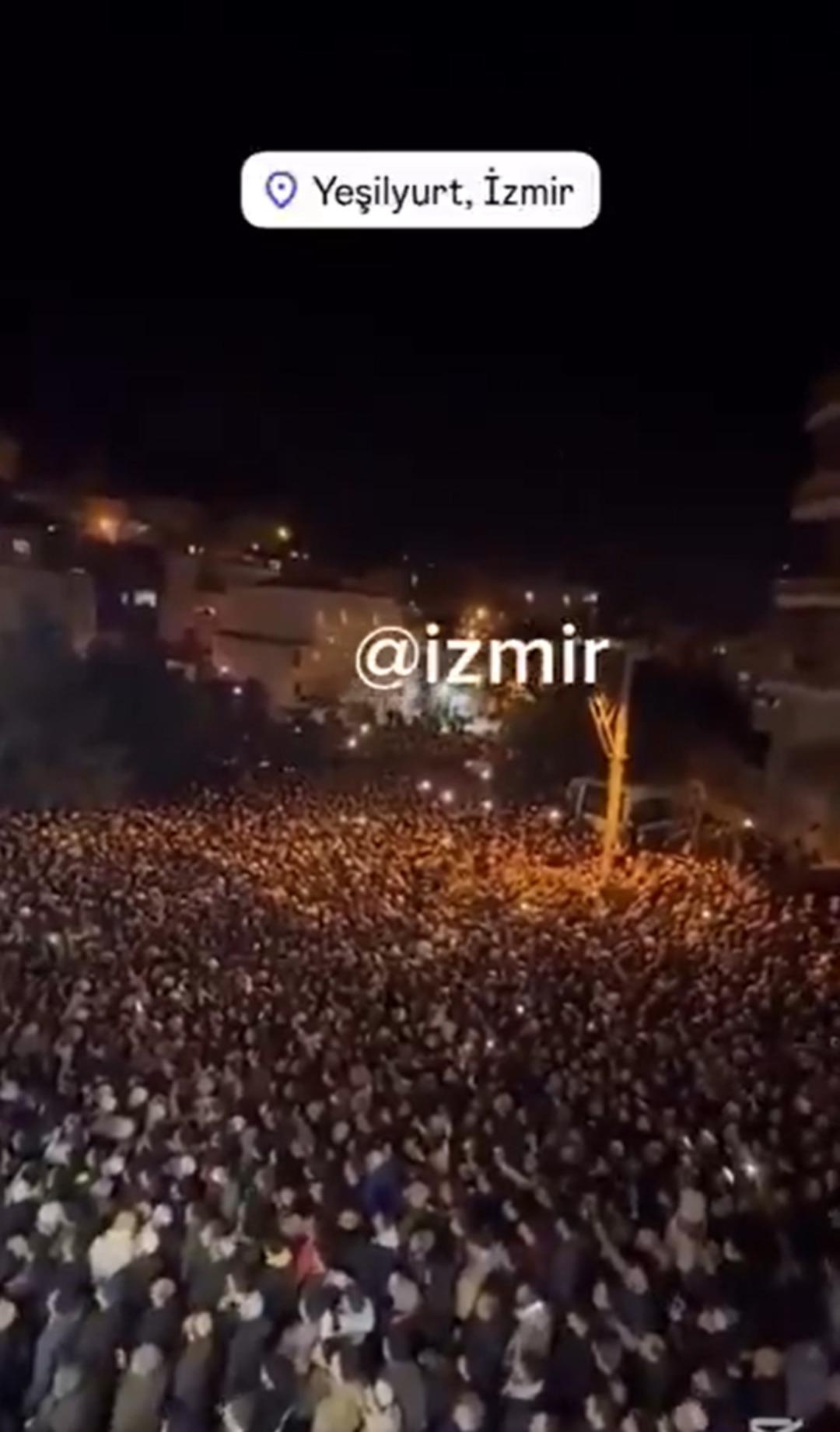 İzmir deki "toplu t&ouml;vbe" g&ouml;r&uuml;nt&uuml;leri g&uuml;ndem oldu! Menzil Cemaati liderini binlerce kişi karşıladı 1