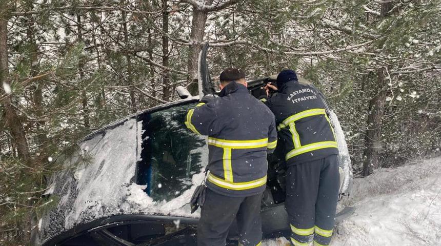 Kastamonu'da trafik kazası! Yaralılar var
