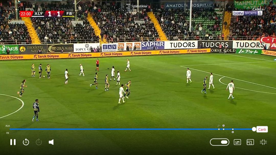 Alanyaspor-Fenerbah&ccedil;e ma&ccedil;ı S&uuml;per Lig de bu sezonun ilkini yaşattı! 3