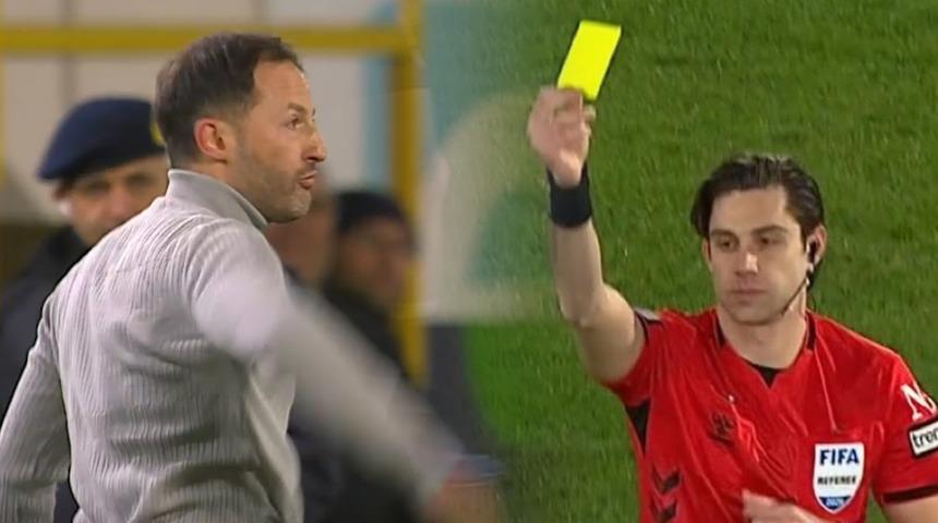 Fenerbah&ccedil;e'de Tedesco hakem Mehmet T&uuml;rkmen'e resmen &ccedil;ıldırdı! Ceketini fırlattı...