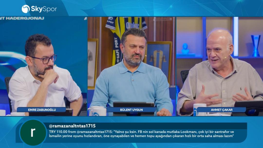 Ahmet &Ccedil;akar dan Fenerbah&ccedil;e nin Alanyaspor galibiyeti sonrası Galatasaray a g&ouml;nderme! 1