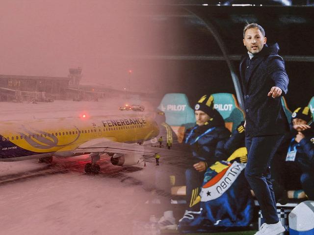 Fenerbah&ccedil;e hava şartları sebebiyle Alanya'da mahsur kaldı!