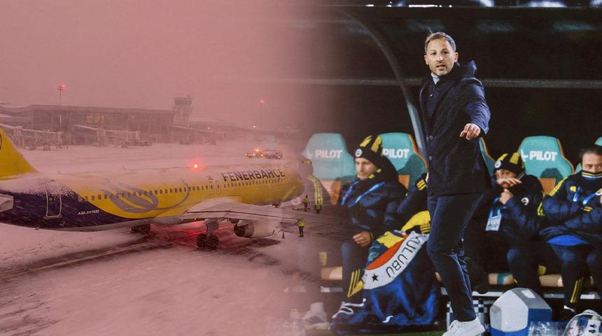 Fenerbah&ccedil;e hava şartları sebebiyle Alanya'da mahsur kaldı!