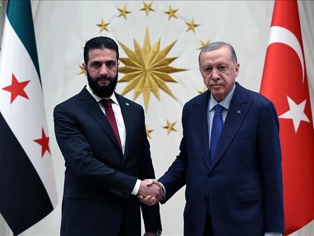 Cumhurbaşkanı Erdoğan, Suriye Cumhurbaşkanı Şara ile g&ouml;r&uuml;şt&uuml;