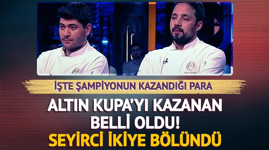 MasterChef Altın Kupa'yı kim kazandı? Şampiyon Sergen mi Hasan mı?