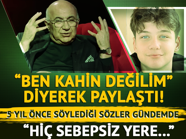 Arif Verimli 'Ben k&acirc;hin değilim' diyerek paylaştı! O s&ouml;zleri X'te g&uuml;ndemde