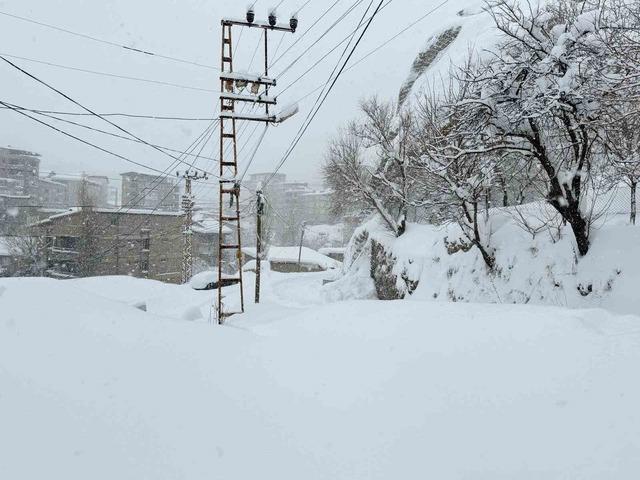 Hakkari&rsquo;de 43 yerleşim yerinin yolu ulaşıma kapandı