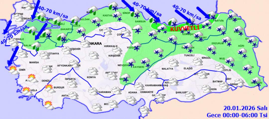 Meteoroloji den 9 ilde sarı kodlu kar alarmı! İl il uyardı: T&uuml;rkiye donacak! 5
