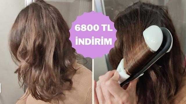 Yıpranma karşıtı buhar teknolojili L'Oréal saç şekillendiricide büyük indirim var!