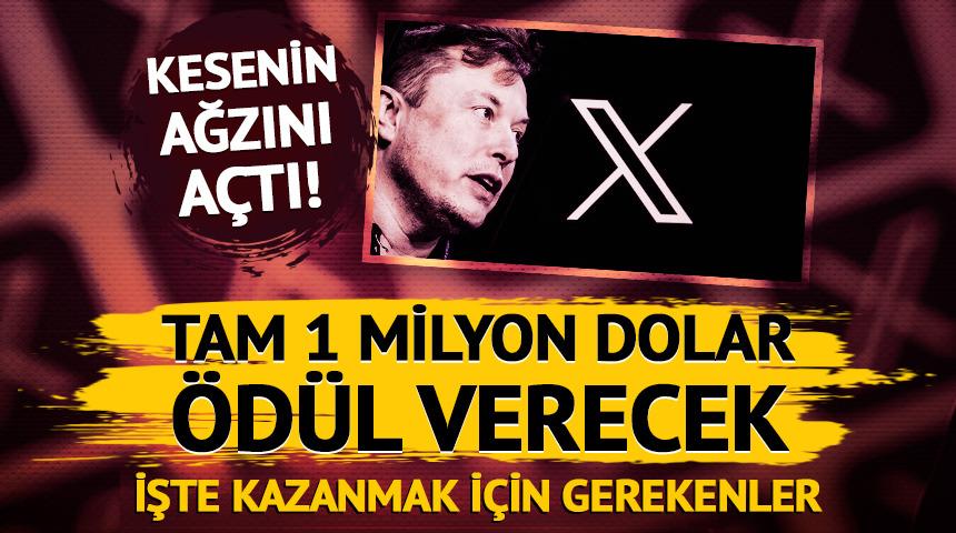 Kesenin ağzını a&ccedil;tı! Tam 1 milyon dolar &ouml;d&uuml;l verecek
