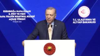 Cumhurbaşkanı Erdoğan açılışta muhalefete yüklendi! Vatandaşı mafya misali haraca bağladılar