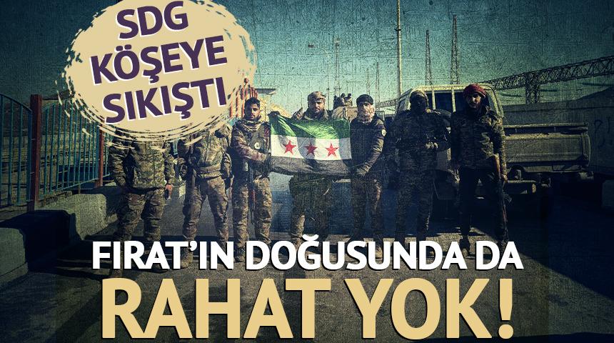 SDG k&ouml;şeye sıkıştı! Suriye ordusu &ccedil;atışmaksızın ilerleyişini s&uuml;rd&uuml;r&uuml;yor