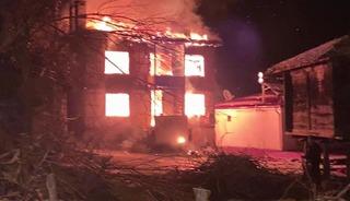 Ordu&rsquo;da &ccedil;ıkan yangın sonrası m&uuml;stakil ev kullanılamaz hale geldi