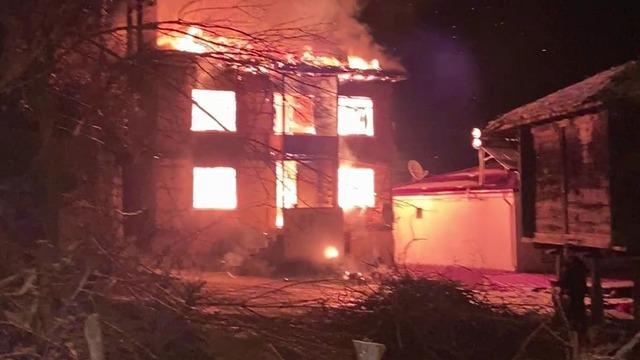 Ordu’da çıkan yangın sonrası müstakil ev kullanılamaz hale geldi