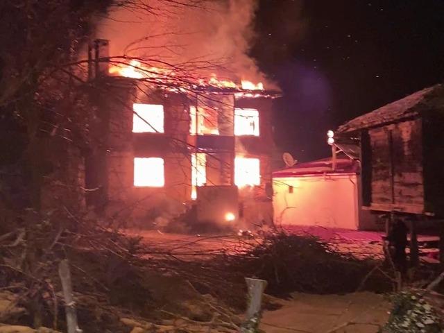 Ordu&rsquo;da &ccedil;ıkan yangın sonrası m&uuml;stakil ev kullanılamaz hale geldi