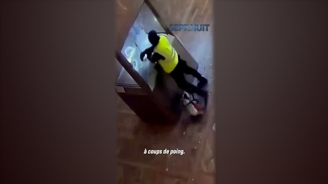 D&uuml;nyanın konuştuğu Louvre soygununun yeni g&ouml;r&uuml;nt&uuml;leri ortaya &ccedil;ıktı!  İnşaat iş&ccedil;isi  detayı 4