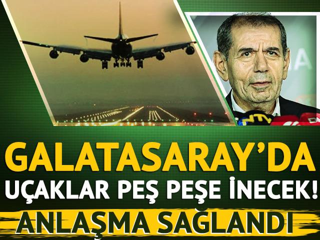  Galatasaray'da u&ccedil;aklar peş peşe iniyor: Anlaşma tamam
