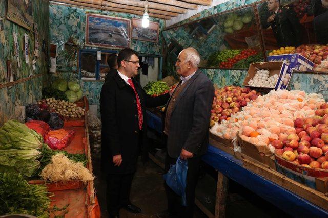 Kaymakam Doğramacı’dan esnaf ziyareti