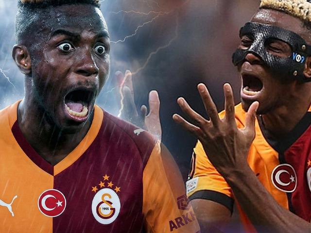Galatasaray'da Osimhen krizi! G&ouml;r&uuml;nt&uuml;ler ortalığı karıştırdı: "Parti ka&ccedil;amağı"