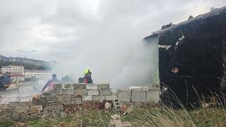 Bandırma’da metruk binada soba yangını, 1 kişi dumandan etkilendi