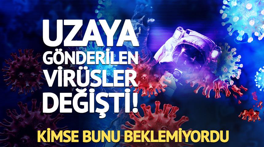 Uzaya g&ouml;nderilen vir&uuml;sler değişti! 