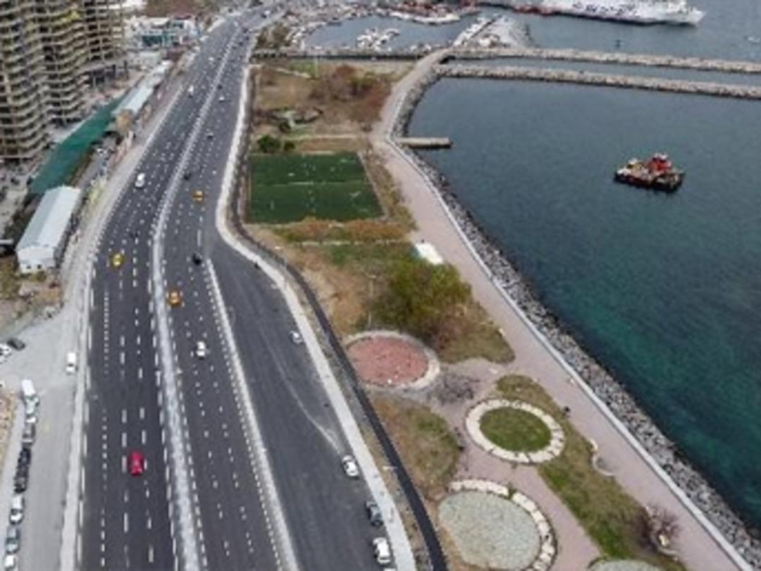 A&ccedil;ılışına g&uuml;nler kalan Avrasya T&uuml;neli'nin havadan g&ouml;r&uuml;nt&uuml;leri