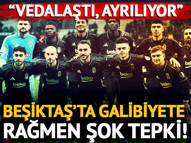 Dolmabah&ccedil;e'de şok protesto! Beşiktaş trib&uuml;nleri "İstifa" sesleriyle inledi: Yıldız golc&uuml; takıma veda etti