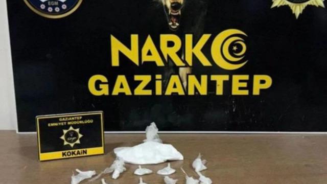Gaziantep’te 198 gram kokain ele geçirildi