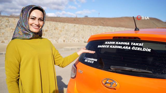 Sadece kadınlara özel tek taksi şoförü: Taksici abla olarak biliniyor!