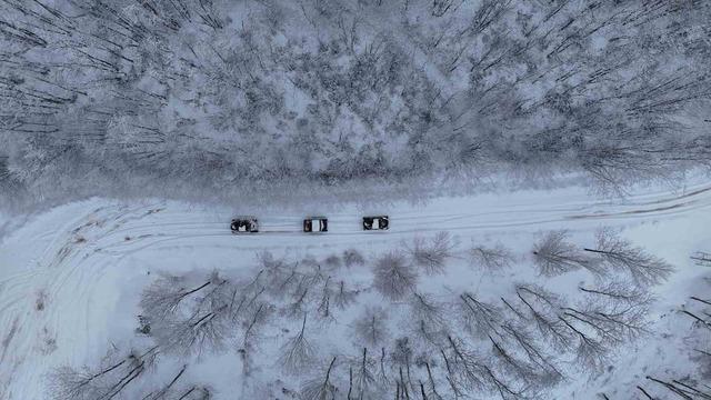 Lapa lapa kar altında adrenalin dolu yolculuk 5
