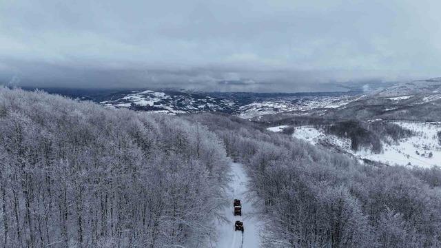 Lapa lapa kar altında adrenalin dolu yolculuk 1