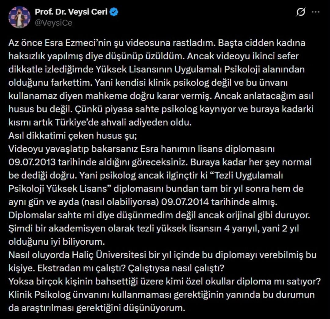 Esra Ezmeci diplomalarını gösterdi başka bir gerçek ortaya çıktı! Dikkat çeken tarih detayı 3