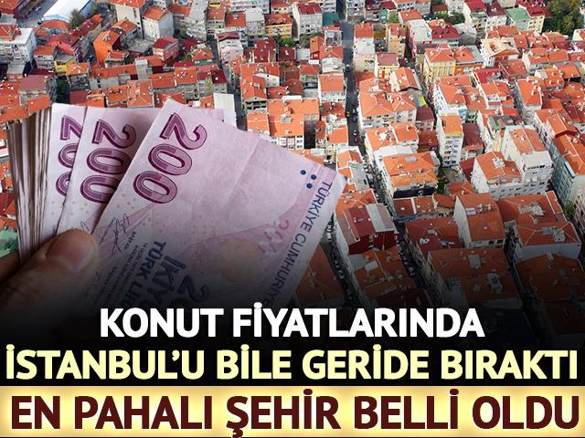 İstanbul'u bile geride bıraktı! İşte en pahalı şehir