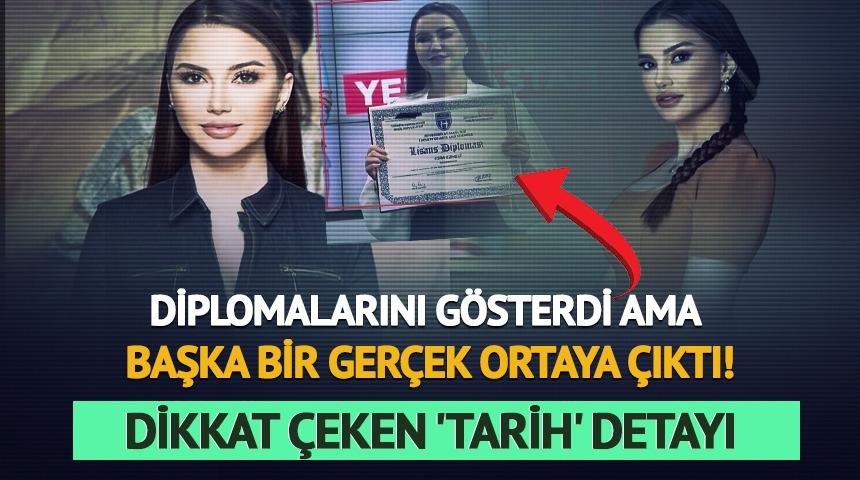 Diplomalarını g&ouml;sterdi başka bir ger&ccedil;ek ortaya &ccedil;ıktı! 'Tarih' detayı dikkat &ccedil;ekti