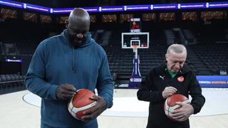 Son dakika: Cumhurbaşkanı Erdoğan ile Shaquille O'Neal bir araya geldi!