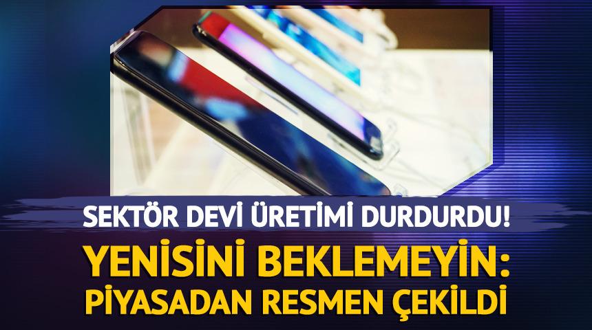 Yenisini beklemeyin, sekt&ouml;r devi &uuml;retimi durdurdu!