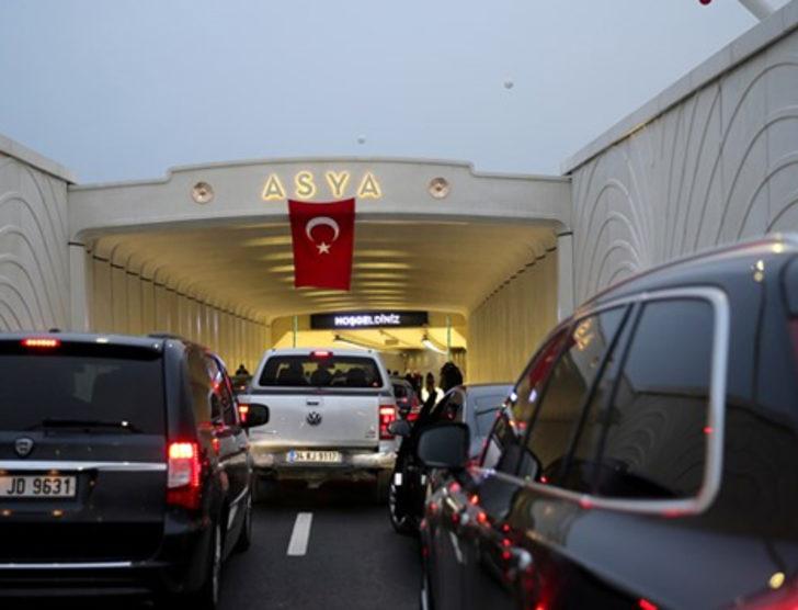 Avrasya Tüneli'nde geçişler başladı G1