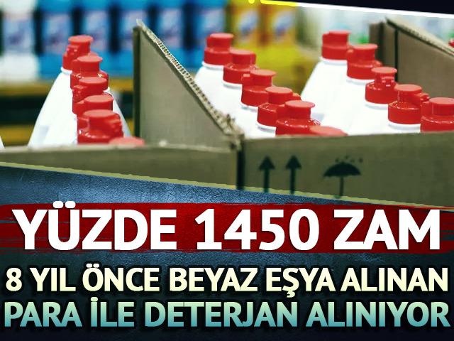 8 yıl &ouml;nce beyaz eşya alınan para ile deterjan alınıyor