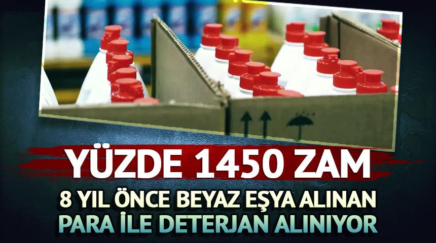 8 yıl &ouml;nce beyaz eşya alınan para ile deterjan alınıyor