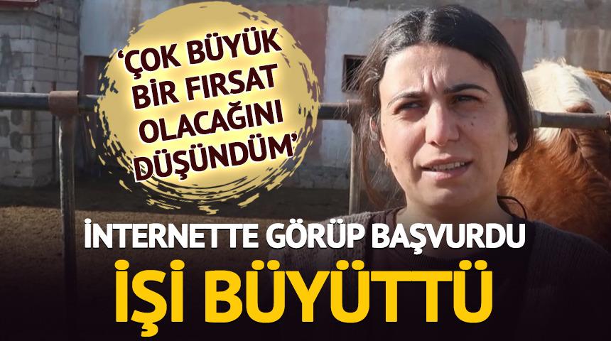 İnternette g&ouml;r&uuml;p başvurdu, işi b&uuml;y&uuml;tt&uuml; '&Ccedil;ok b&uuml;y&uuml;k fırsat olacağını d&uuml;ş&uuml;nd&uuml;m'